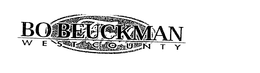 BO BEUCKMAN WEST COUNTY trademark