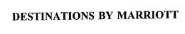 DESTINATIONS BY MARRIOTT trademark
