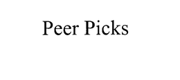 PEER PICKS trademark