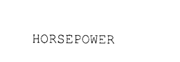 HORSEPOWER trademark