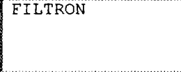 FILTRON trademark