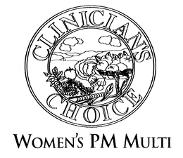 CLINICIAN'S CHOICE WOMEN'S PM MULTI trademark