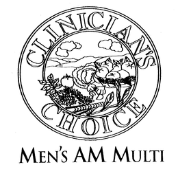 CLINICIAN'S CHOICE MEN'S AM MULTI trademark