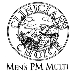 CLINICIAN'S CHOICE MEN'S PM MULTI trademark