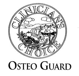 CLINICIAN'S CHOICE OSTEO GUARD trademark