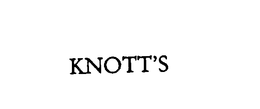 KNOTT'S trademark