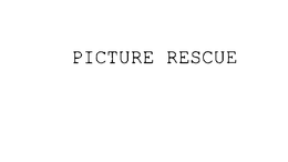 PICTURE RESCUE trademark