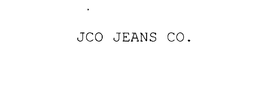 JCO JEANS CO. trademark