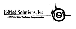 E*MED SOLUTIONS, INC. SOLUTIONS FOR PHYSICIAN COMPENSATION trademark