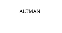 ALTMAN trademark