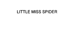 LITTLE MISS SPIDER trademark