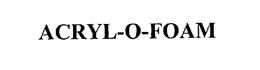 ACRYL-O-FOAM trademark