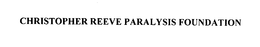 CHRISTOPHER REEVE PARALYSIS FOUNDATION trademark