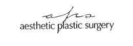 AESTHETIC PLASTIC SURGERY trademark