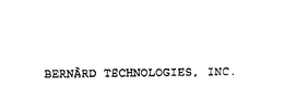 BERNARD TECHNOLOGIES, INC. trademark
