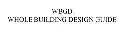 WBDG WHOLE BUILDING DESIGN GUIDE trademark