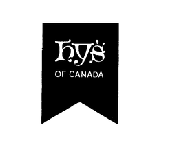 HY'S OF CANADA trademark