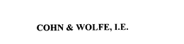 COHN & WOLFE, I.E. trademark