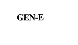 GEN-E trademark