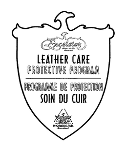 EXCELSIOR LEATHER CARE PROTECTIVE PROGRAM PROGRAMME DE PROTECTION SOIN DU CUIR trademark