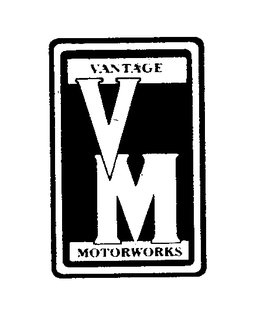 VM VANTAGE MOTORWORKS trademark