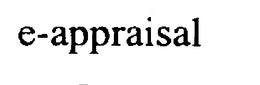 E-APPRAISAL trademark