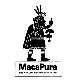 MACAPURE THE VITALITY SECRET OF THE INCA trademark