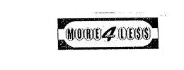 MORE-4-LESS FOODS trademark