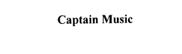 CAPTAIN MUSIC trademark