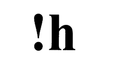 !H trademark