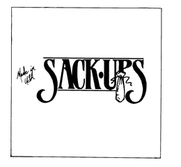 MADE IN USA SACK-UPS trademark