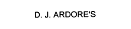 D. J. ARDORE'S trademark