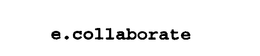 E.COLLABORATE trademark