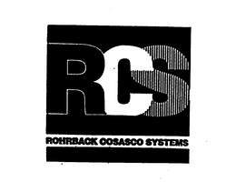 RCS ROHRBACK COSASCO SYSTEMS trademark