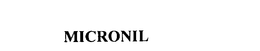 MICRONIL trademark