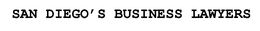 SAN DIEGO'S BUSINESS LAWYERS trademark