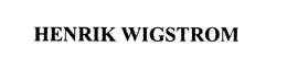 HENRIK WIGSTROM trademark