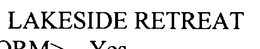 LAKESIDE RETREAT trademark