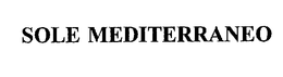 SOLE MEDITERRANEO trademark