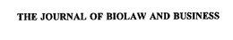THE JOURNAL OF BIOLAW AND BUSINESS trademark