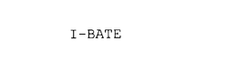 I-BATE trademark
