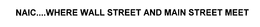 NAIC....WHERE WALL STREET AND MAIN STREET MEET trademark