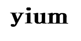YIUM trademark