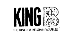 KING B THE KING OF BELGIAN WAFFLES trademark