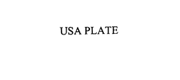 USA PLATE trademark