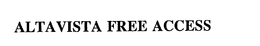 ALTAVISTA FREE ACCESS trademark
