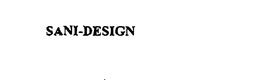 SANI-DESIGN trademark