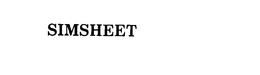 SIMSHEET trademark