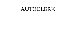 AUTOCLERK trademark