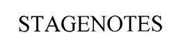 STAGENOTES trademark
